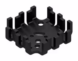 FK 202 SA CB SOT 32: Heat Sink, 8 K/W, SOT-32, 45 mm, 12.7 mm, 45 mm