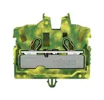 2052-317: DIN Rail Mount Terminal Block, 2 Ways, 22 AWG, 12 AWG, 2.5 mm², Push In
