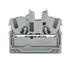 2052-321: DIN Rail Mount Terminal Block, 2 Ways, 22 AWG, 12 AWG, 2.5 mm², Push In, 24 A