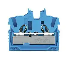 2052-324: DIN Rail Mount Terminal Block, 2 Ways, 22 AWG, 12 AWG, 2.5 mm², Push In, 24 A