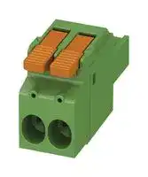 1716921: Pluggable Terminal Block, Lever-Actuation, 7.62 mm, 2 Ways, 18 AWG, 10 AWG, 6 mm², Push In