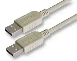CSMUAA-05M: USB Cable, Type A Plug to Type A Plug, 500 mm, 19.7 ", USB 2.0, Grey