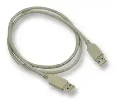 CSMUAA-1M: USB Cable, Type A Plug to Type A Plug, 1 m, 3.28 ft, USB 2.0, Grey
