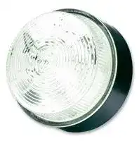 X80-04-05: Beacon, Xenon, Transparent, Flashing, 230VAC, IP67, 76mm Dia., 50mm Height