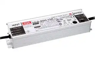 HLG-80H-36A: LED Driver, LED Lighting, 82.8 W, 36 VDC, 2.3 A, Constant Current, Constant Voltage, 90 VAC