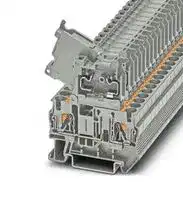 1058940: Fused Terminal Block, 2 Ways, 4 mm², Push In, 6.3 A