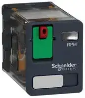 RPM21B7: Power Relay, DPDT, 24 VAC, 15 A, Harmony RPM Series, Socket