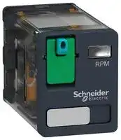 RPM21BD: Power Relay, DPDT, 24 VDC, 15 A, Harmony RPM Series, Socket