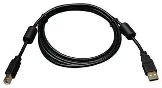 U023-003: USB CABLE, 2.0 TYPE A-TYPE B PLUG, 3FT