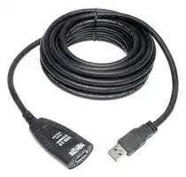 U330-05M: USB CABLE, 3.0 TYPE A PLUG-RCPT, 16FT