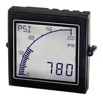 APM-PROC-APO: Process Meter, 0 to 10 V, 0 to 50 mA Inputs, 4 Digits and Graph, 12 to 24V, Positive LCD, APM Series