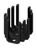 FK 205 SA L SOT 32: Heat Sink, Anodised Black, 9 K/W, SOT-32, 33 mm, 31.8 mm, 41.3 mm