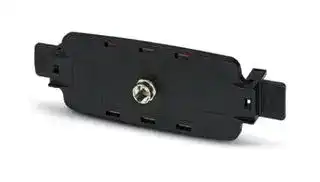 2230005: FRONT PLATE, PC, 196 X 34 X 62MM, BLACK