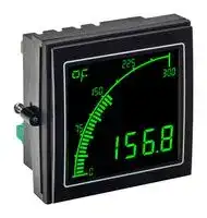 APM-TEMP-ANO: Temperature Meter, Thermocouple Input, 4 Digits and Graph, 12 to 24 V, Negative LCD, APM Series