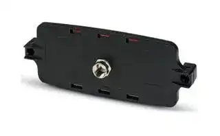 2230009: FRONT PLATE, PC, 163 X 30 X 62MM, BLACK