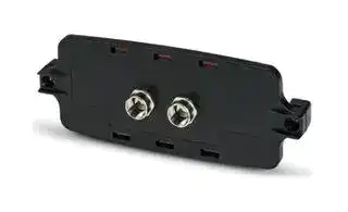2230010: FRONT PLATE, PC, 163 X 30 X 62MM, BLACK