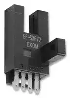 EE-SX672A: Photomicrosensor, Slot, T Shaped, Through Beam, 5 mm, NPN, Dark On, Light On, 5 Vdc to 24Vdc