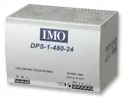 DPS-1-480-24: AC/DC DIN Rail Power Supply (PSU), Active PFC, ITE, 1 Output, 480 W, 24 VDC, 20 A