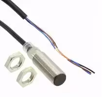 E2B-M12KS02-WP-B1 2M: Inductive Proximity Sensor, Cylindrical, 2 mm, M12, PNP / SPST-NO, PVC Pre-Wired
