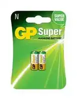 GPPCA910A000: Battery, 1.5 V, N, Alkaline, Raised Positive and Flat Negative, 1