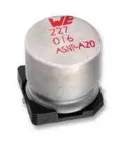 865250543005: SMD Aluminium Electrolytic Capacitor, Radial Can - SMD, 22 µF, 35 V, 2000 hours @ 85°C