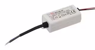 APV-8E-24: LED Driver, LED Lighting, 8.16 W, 24 VDC, 340 mA, Constant Voltage, 180 V