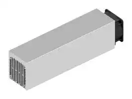 LA 6 250 12: Fan / Force Cooled Heat Sink, 12VDC, 0.1 K/W, 74 mm, 62 mm, 250 mm, 56 m³/h, 41 dBA