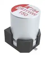 A784MS107M1JLAV028: Hybrid Aluminium Electrolytic Capacitor, 100 µF, ± 20%, 63 V, Radial Can - SMD, 0.028 ohm