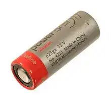 24223210501: Battery, 12 V, Alkaline, 50 mAh, Raised Positive and Flat Negative, 10.3 mm