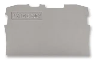 2002-1291: Accessory, Grey, 2001-120x and 2002-120x 2 Conductor 35mm DIN Rail Terminal Block Series