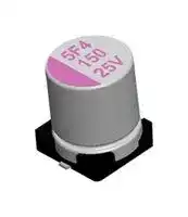 100VUH68ME12: Polymer Aluminium Electrolytic Capacitor, 68 µF, 100 V, Radial Can - SMD, 0.03 ohm