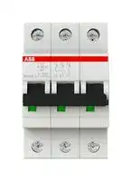 2CDS253001R0607: Thermal Magnetic Circuit Breaker, MCB, 3P, 20 kA, 230 V, 63 A