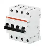 2CDS254001R0024: Thermal Magnetic Circuit Breaker, MCB, 4P, 20 kA, 230 V, 2 A