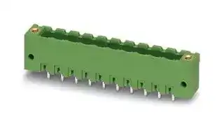 1740129: Terminal Block, w/Flange, Header, 5.08 mm, 3 Ways, 12 A, 320 V, Through Hole Vertical