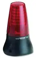 LEDD125-02-02: Visual Signal Indicator, LED, Red, Flashing, Steady, 24VDC, IP65, 162mm Height