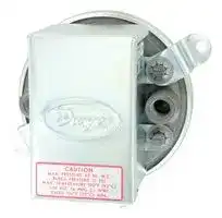 1910-00: Pressure Switch, 15A/480VAC, Differential, 1/8" FNPT, 0.07 Inch-H2O, 0.15 Inch-H2O, SPDT, 480 VAC