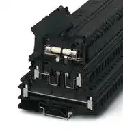 0711616: Fused Terminal Block, 4 Ways, 4 mm², Screw, 6.3 A