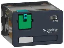 RPM41BD: Power Relay, 4PDT, 24 VDC, 15 A, Harmony RPM Series, Socket