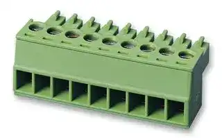 20.1550M/10-E: Pluggable Terminal Block, 3.5 mm, 10 Ways, 28 AWG, 16 AWG, 1.5 mm², Screw