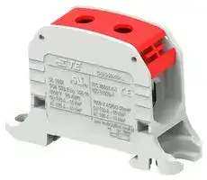 1SNF516061R0000: Panel Mount Barrier Terminal Block, 2 Pos, 150 A, 1 kV, 1 Pole, 1, Screw, 2 AWG