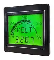 APM-MAX-M21-PU-4B: Panel Meter, Current/Frequency/Power/Voltage/PF, 4 Digits and Graph, 240 V, Positive LCD, TCP/IP/RTU