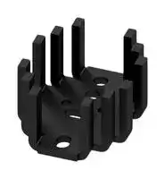 FK 207 SA L SOT 32: Heat Sink, Anodised Black, 12 K/W, SOT-32, 33 mm, 19.1 mm, 41.3 mm