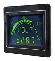 APM-MAX-M23-NU-4B: Panel Meter, Process, Current, 0 to 10 VDC, 0 to 5 A, 4 Digits and Graph, Negative LCD, TCP/IP RTU