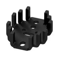 FK 208 SA L SOT 32: Heat Sink, Anodised Black, 14 K/W, SOT-32, 33 mm, 12.7 mm, 41.3 mm