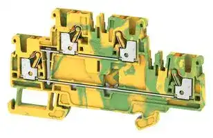 1547680000: DIN Rail Mount Terminal Block, 4 Ways, 28 AWG, 12 AWG, 2.5 mm², Push In, 300 A