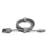 APL-WI056-GY: 4  Gray Braided Lightning Cable