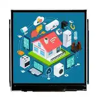MDT0340A-USBC: TFT LCD, 3.4 ", 480 x 480 Pixels, Square, RGB, 5V