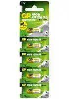 GPPBA27AF002: Battery, 12 V, A27, Alkaline, 18 mAh, Raised Positive and Flat Negative, 5