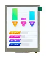 MDT0350A-USBC: TFT LCD, 3.5 ", 480 x 640 Pixels, Portrait, RGB, 5V