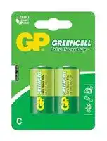 GPPCC14KC001: Battery, 1.5 V, C, Zinc Chloride, Raised Positive and Flat Negative, 2